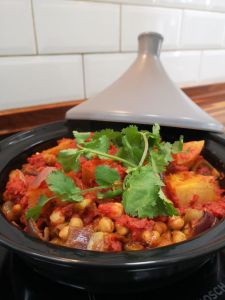 closeup of the tagine