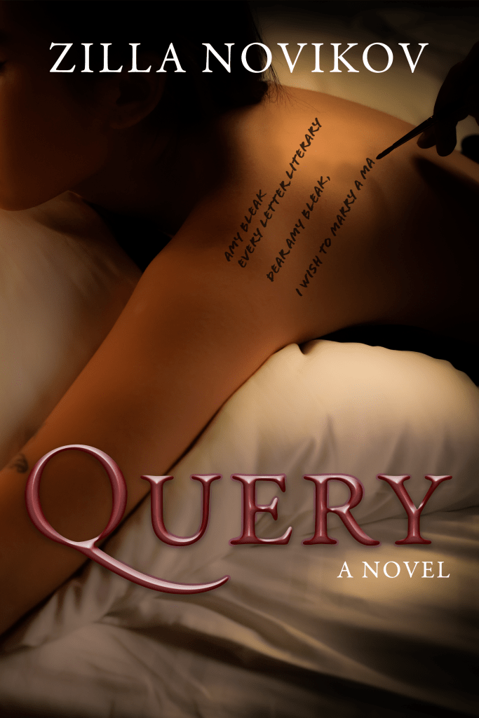 Query as Erotica with someone writing a letter with a paintbrush on another person's naked back