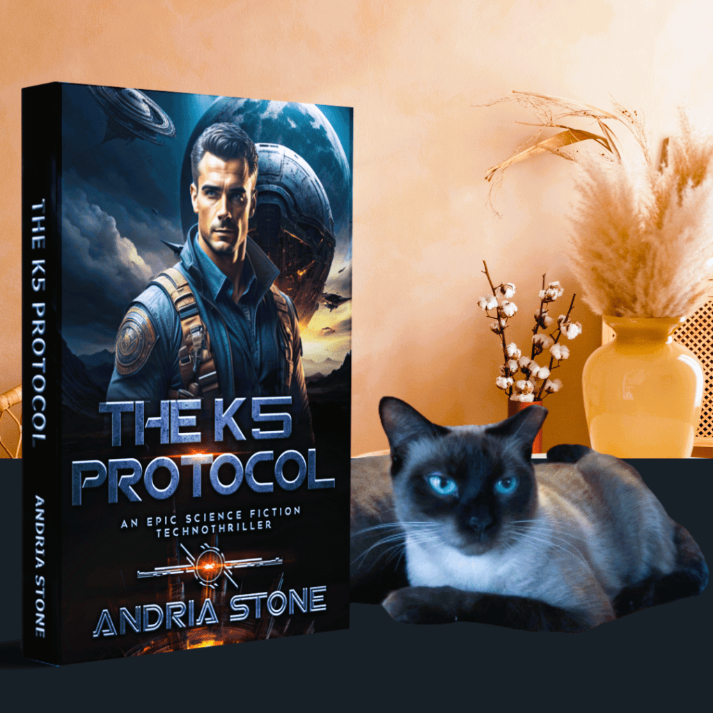 CoCo the rescue cat with The K5 PROTOCOL