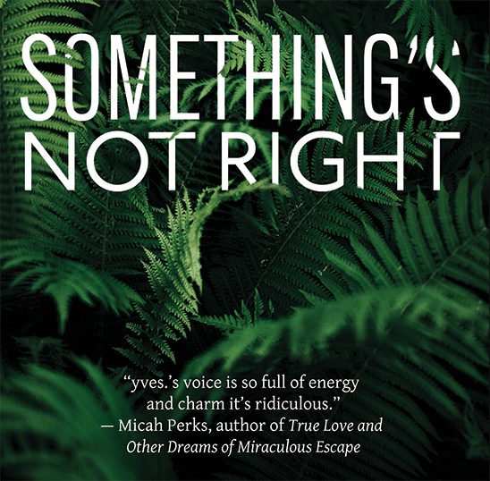 somethings not right cover with ferns on it