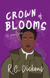 Crown of Blooms cover with a young adult man on the cover