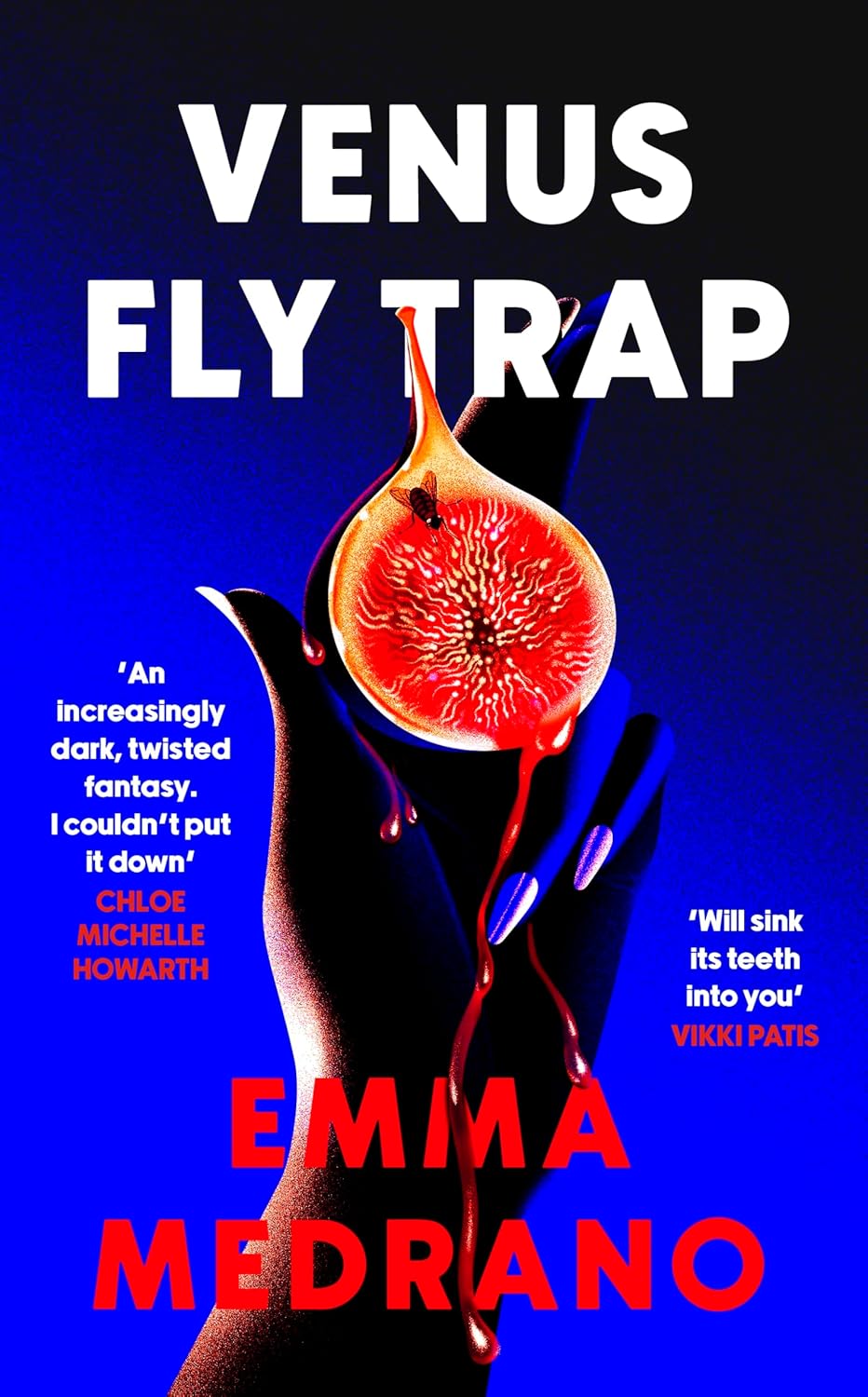 Venus Fly Trap cover with a fig drawing in a fly