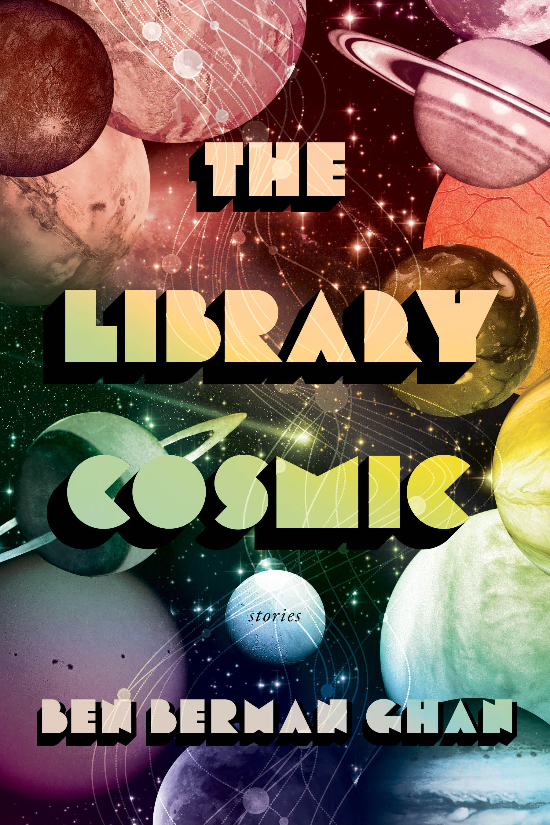 A cool spacey cover for The Library Cosmic 